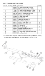 2227-F VERTICAL ROD FIRE DEVICE